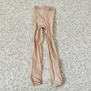 Eurotard Girls Caramel Tan Jazz Convertible Tights S M Small Medium Child